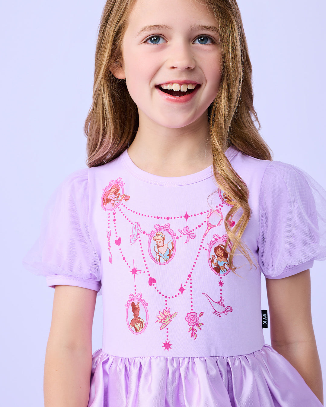 DISNEY PRINCESS BUBBLE DRESS IN PURPLE