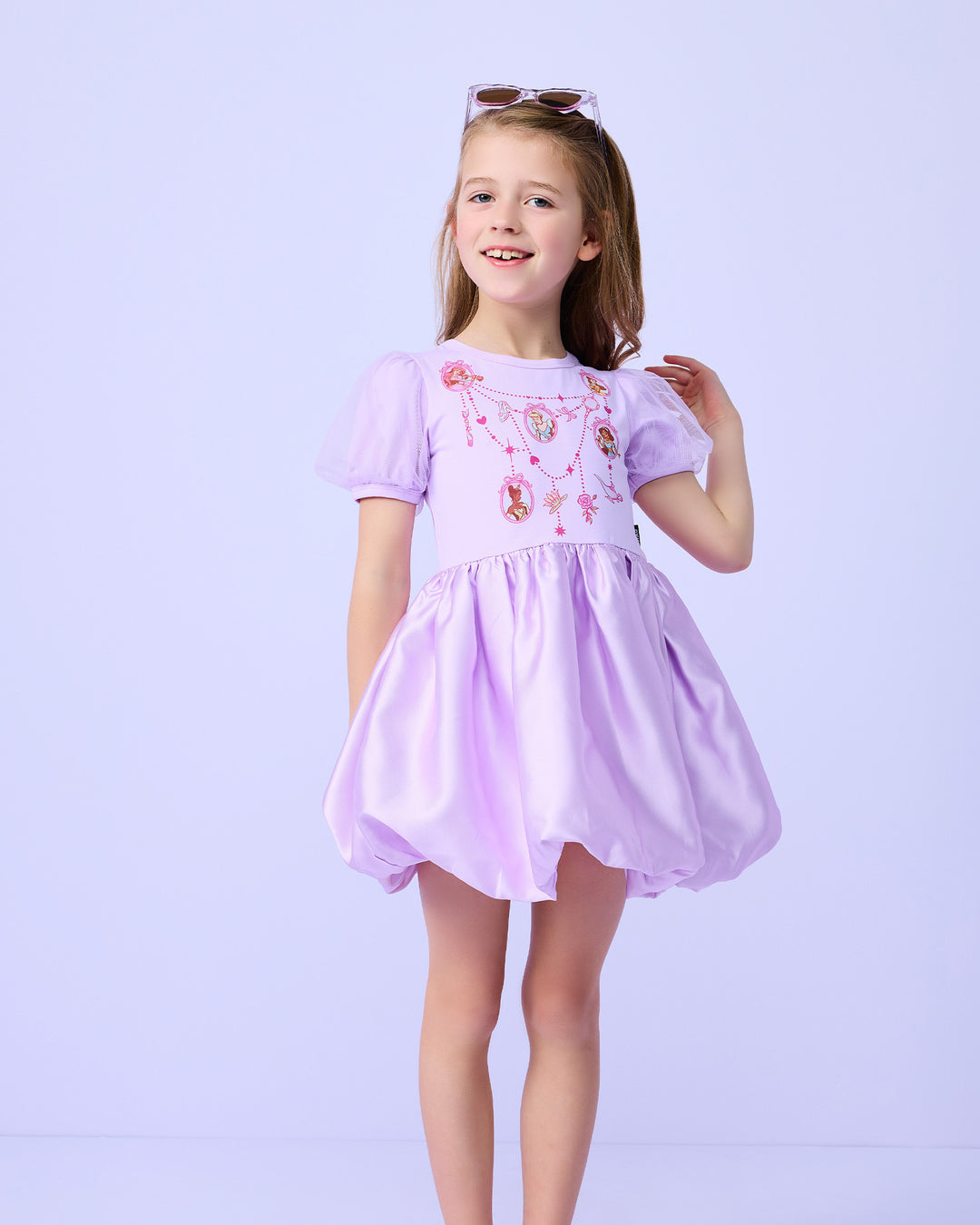 DISNEY PRINCESS BUBBLE DRESS IN PURPLE