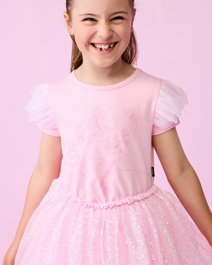 DISNEY PRINCESS SPARKLE DRESS IN PINK