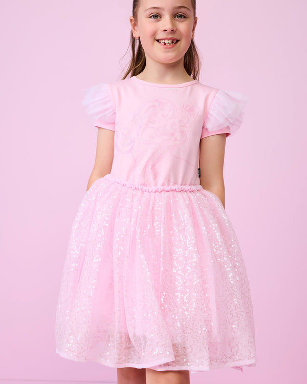 DISNEY PRINCESS SPARKLE DRESS IN PINK