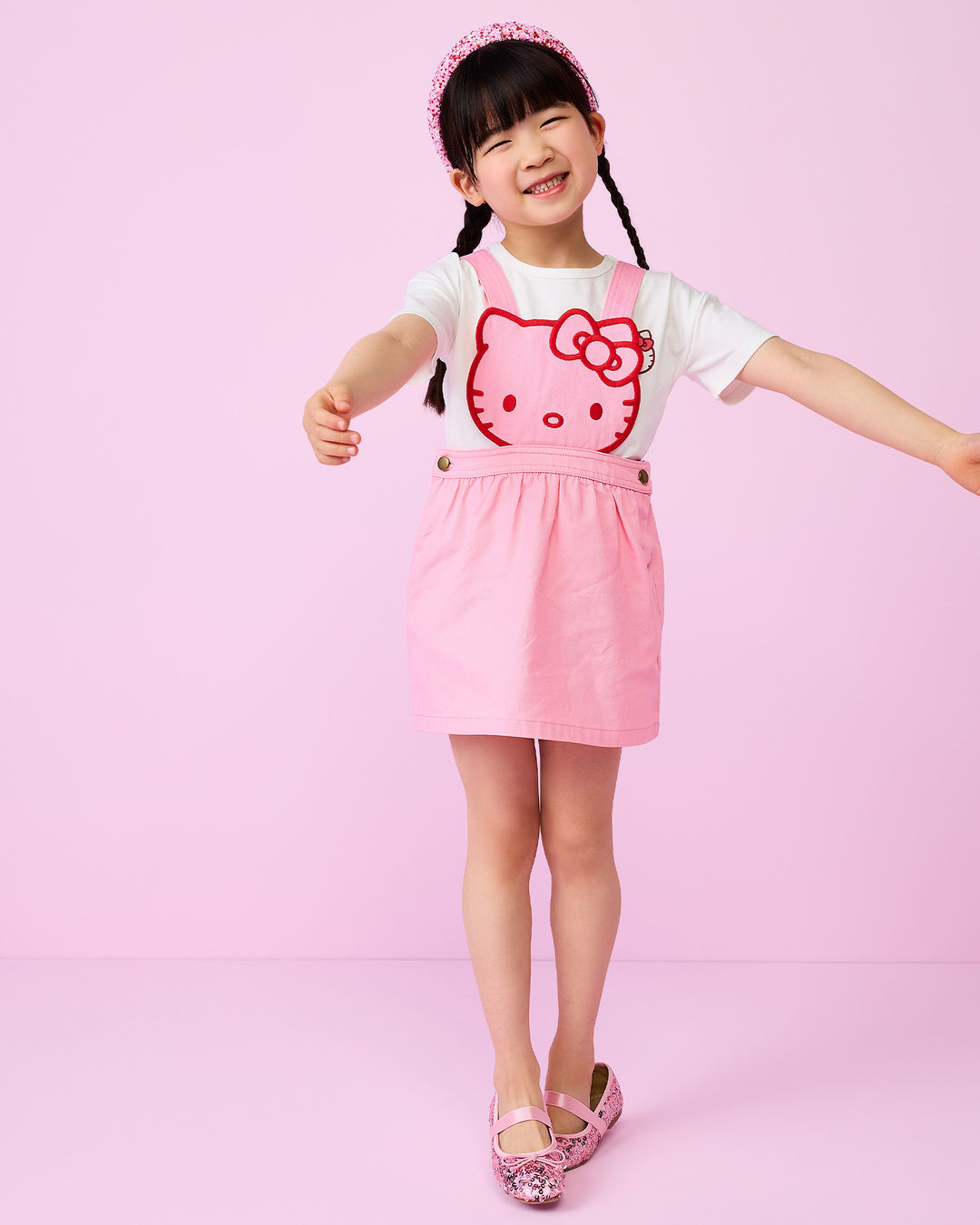 HELLO KITTY PINI IN PINK/RED