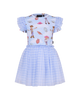 TOY STORY GINGHAM DRESS - LIGHT BLUE