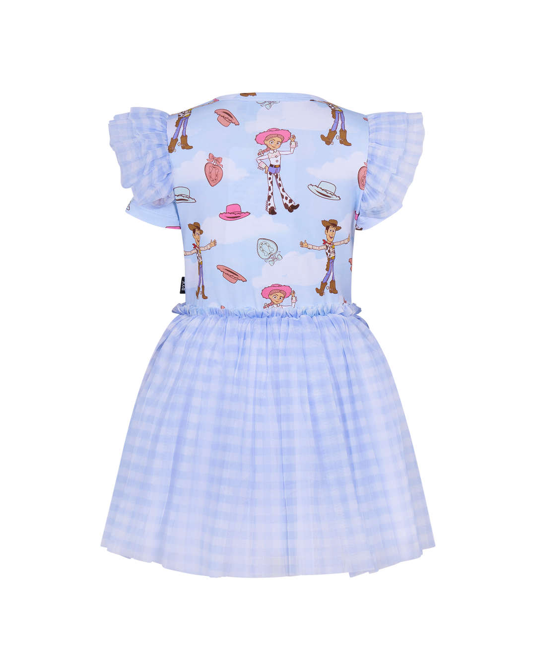 TOY STORY GINGHAM DRESS - LIGHT BLUE