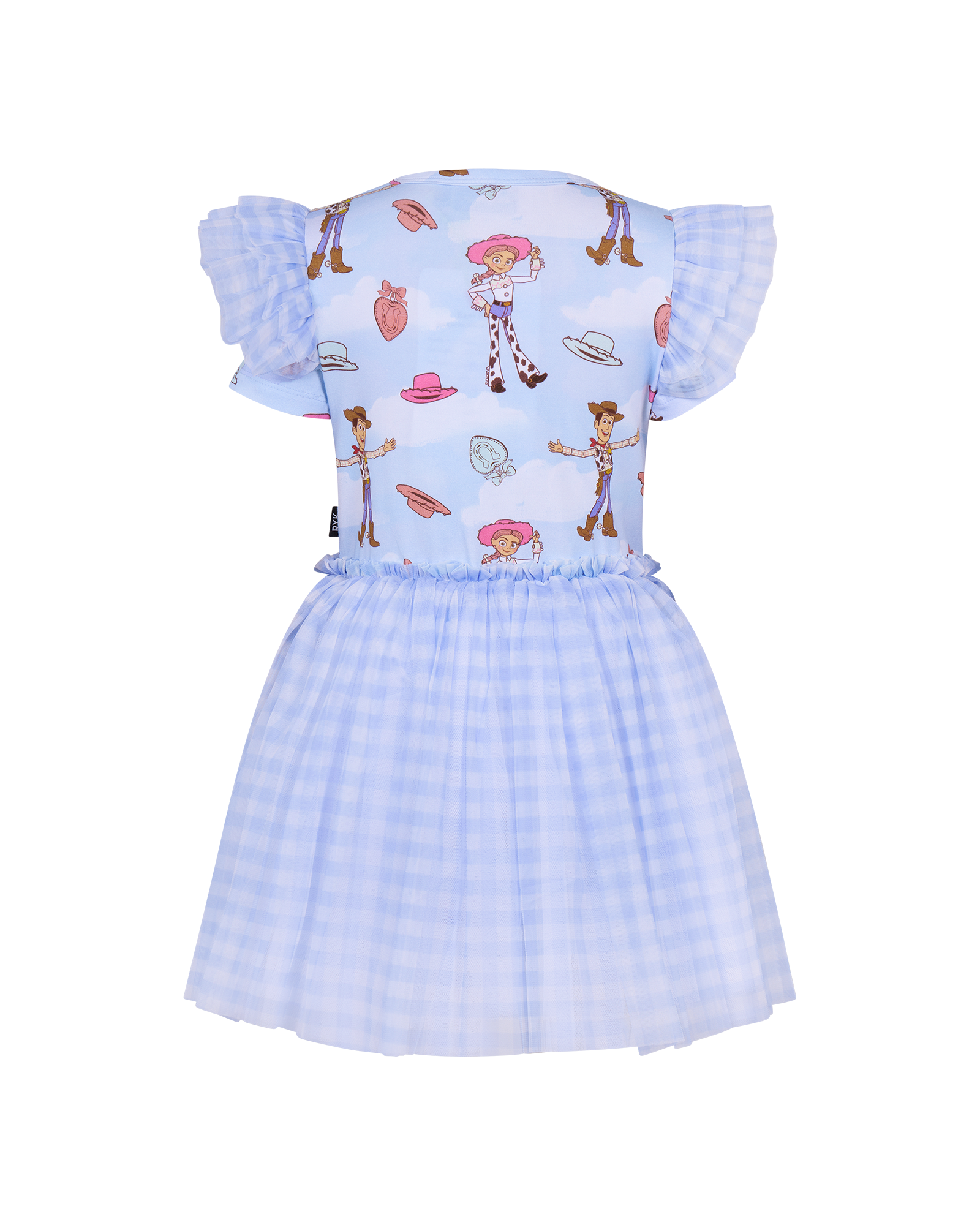 TOY STORY GINGHAM DRESS - LIGHT BLUE