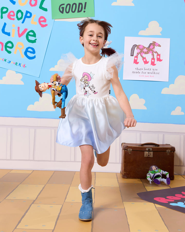 TOY STORY OMBRE DRESS - OMBRE BLUE