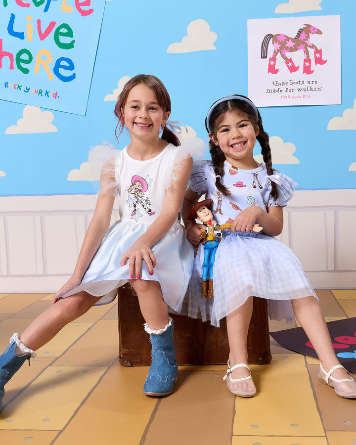 TOY STORY OMBRE DRESS - OMBRE BLUE