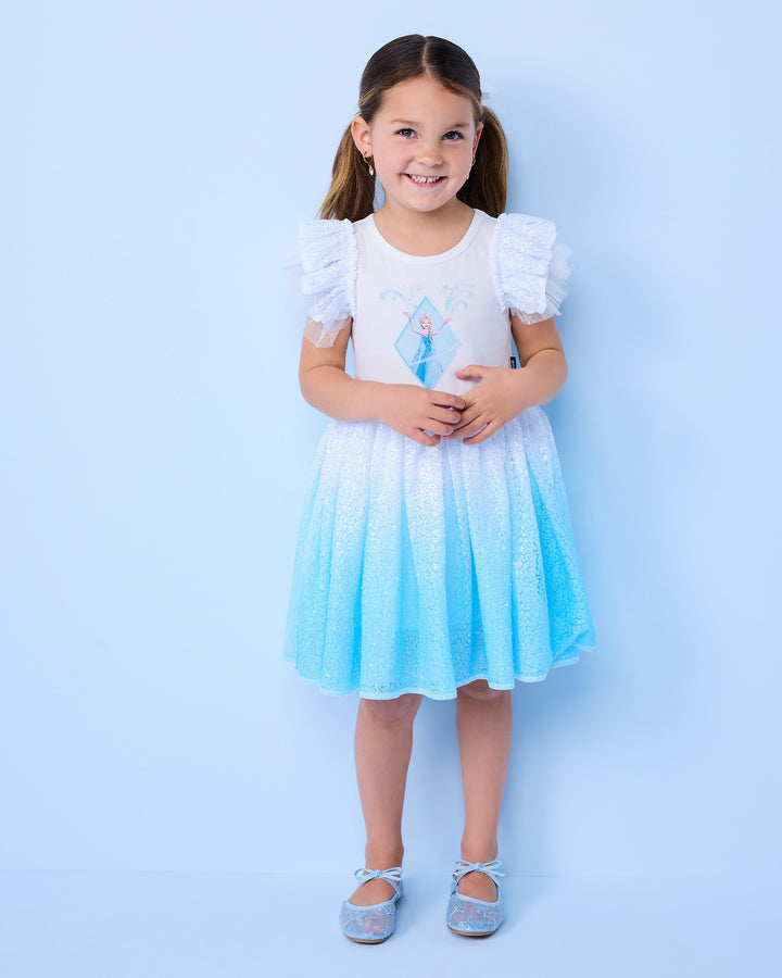 FROZEN SEQUIN DRESS IN ICE