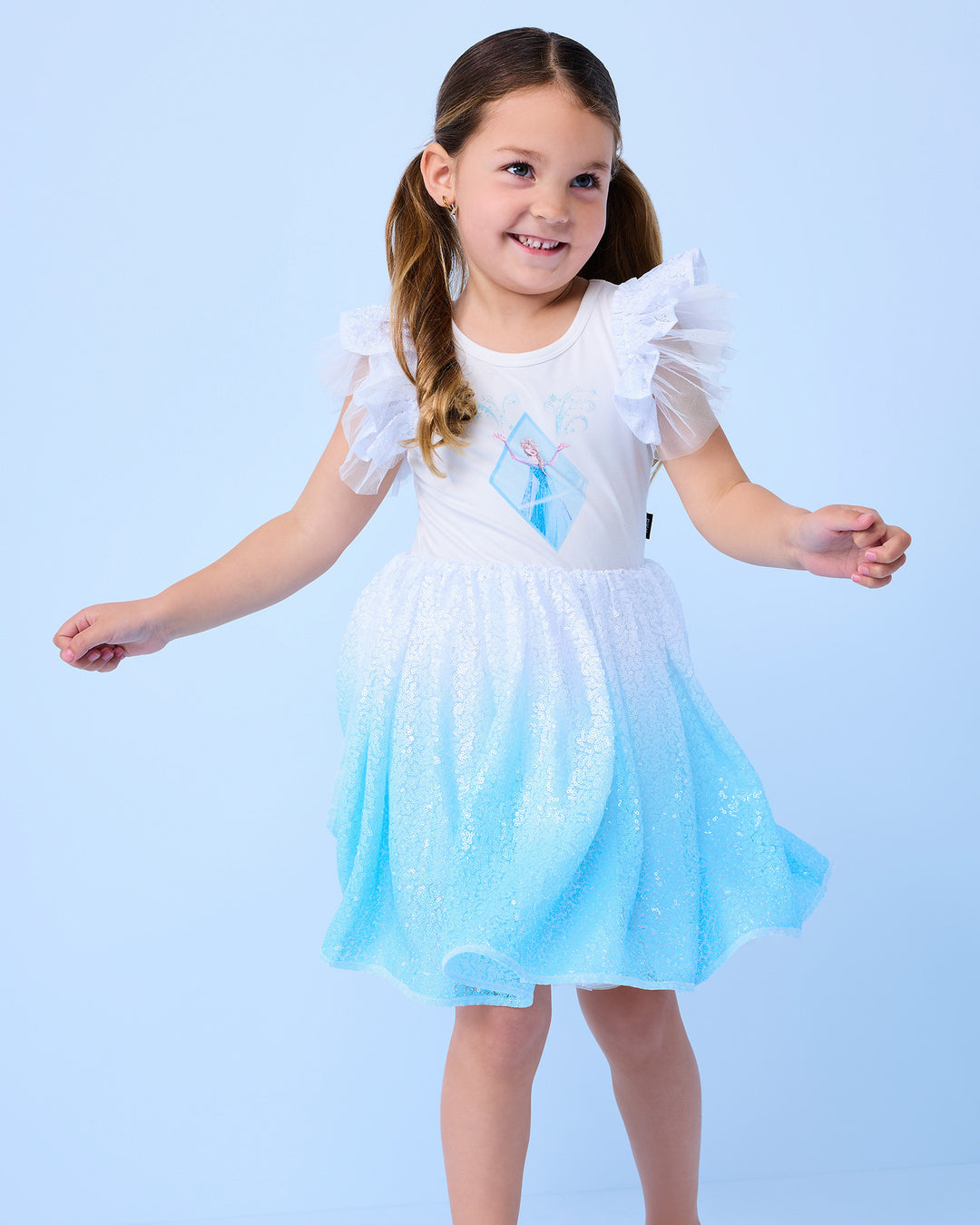 FROZEN SEQUIN DRESS IN ICE