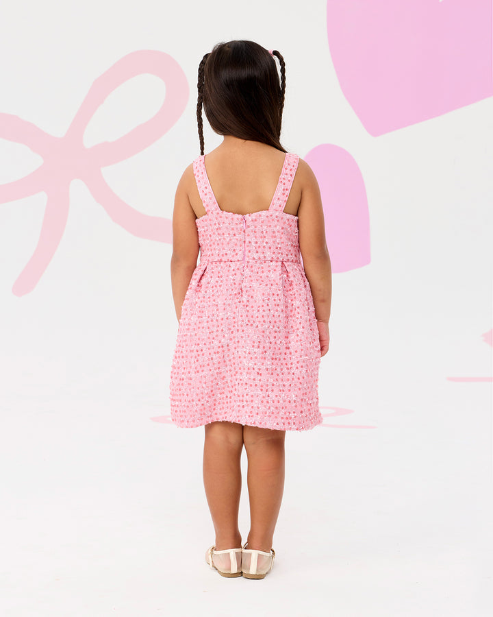 BARBIE SEQUIN TWEED DRESS