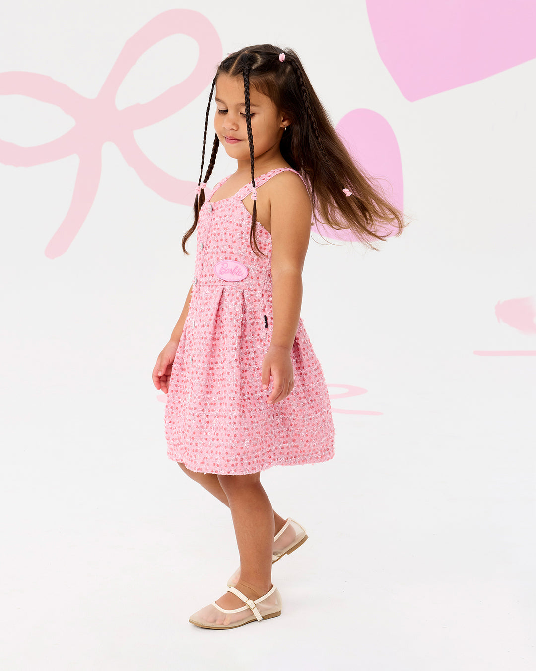 BARBIE SEQUIN TWEED DRESS