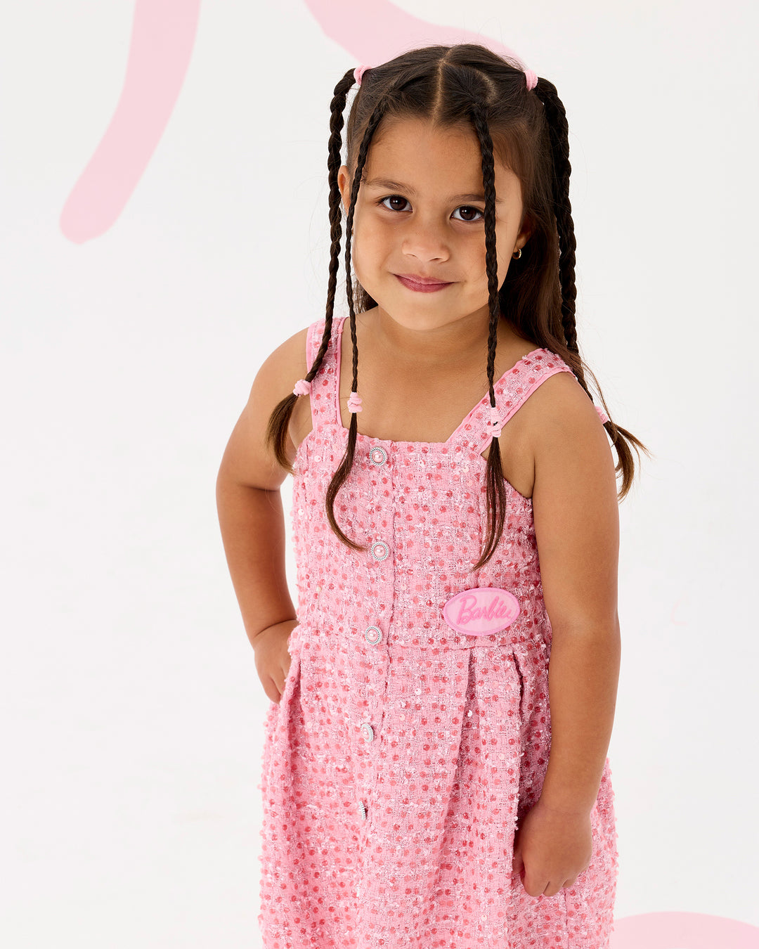 BARBIE SEQUIN TWEED DRESS