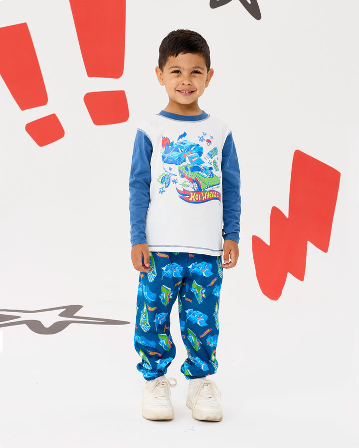 HOT WHEELS PUSH YOUR LIMITS LONG SLEEVE TRACKIE SET