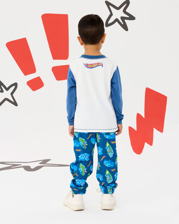 HOT WHEELS PUSH YOUR LIMITS LONG SLEEVE TRACKIE SET
