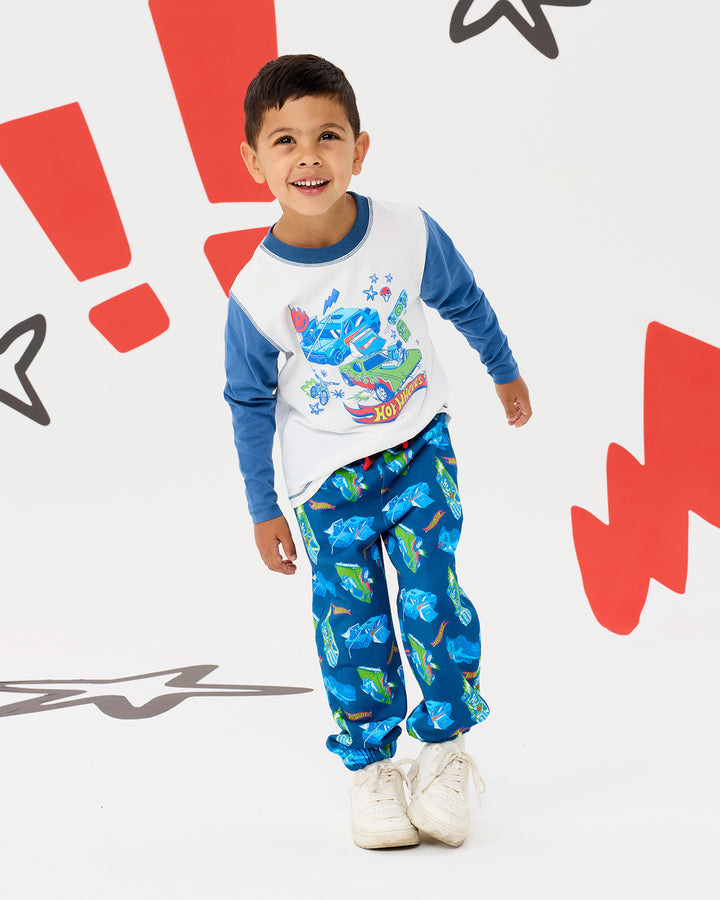 HOT WHEELS PUSH YOUR LIMITS LONG SLEEVE TRACKIE SET