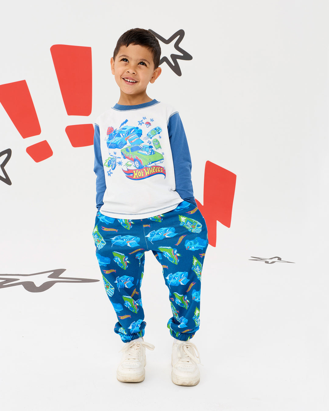 HOT WHEELS PUSH YOUR LIMITS LONG SLEEVE TRACKIE SET