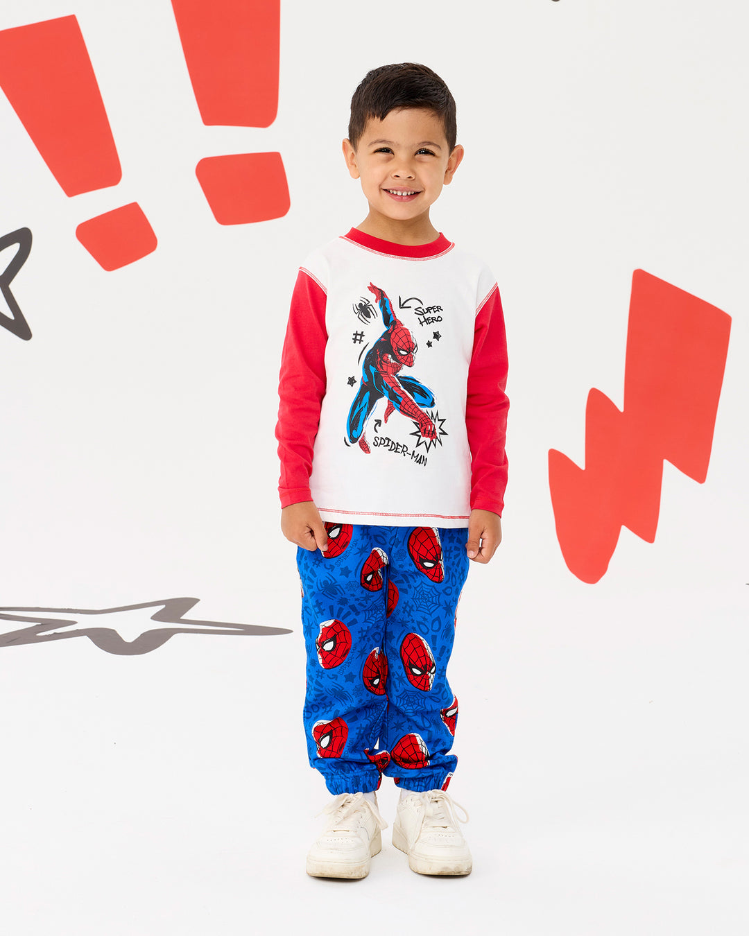 SPIDER-MAN SUPER HERO LONG SLEEVE TRACKIE SET