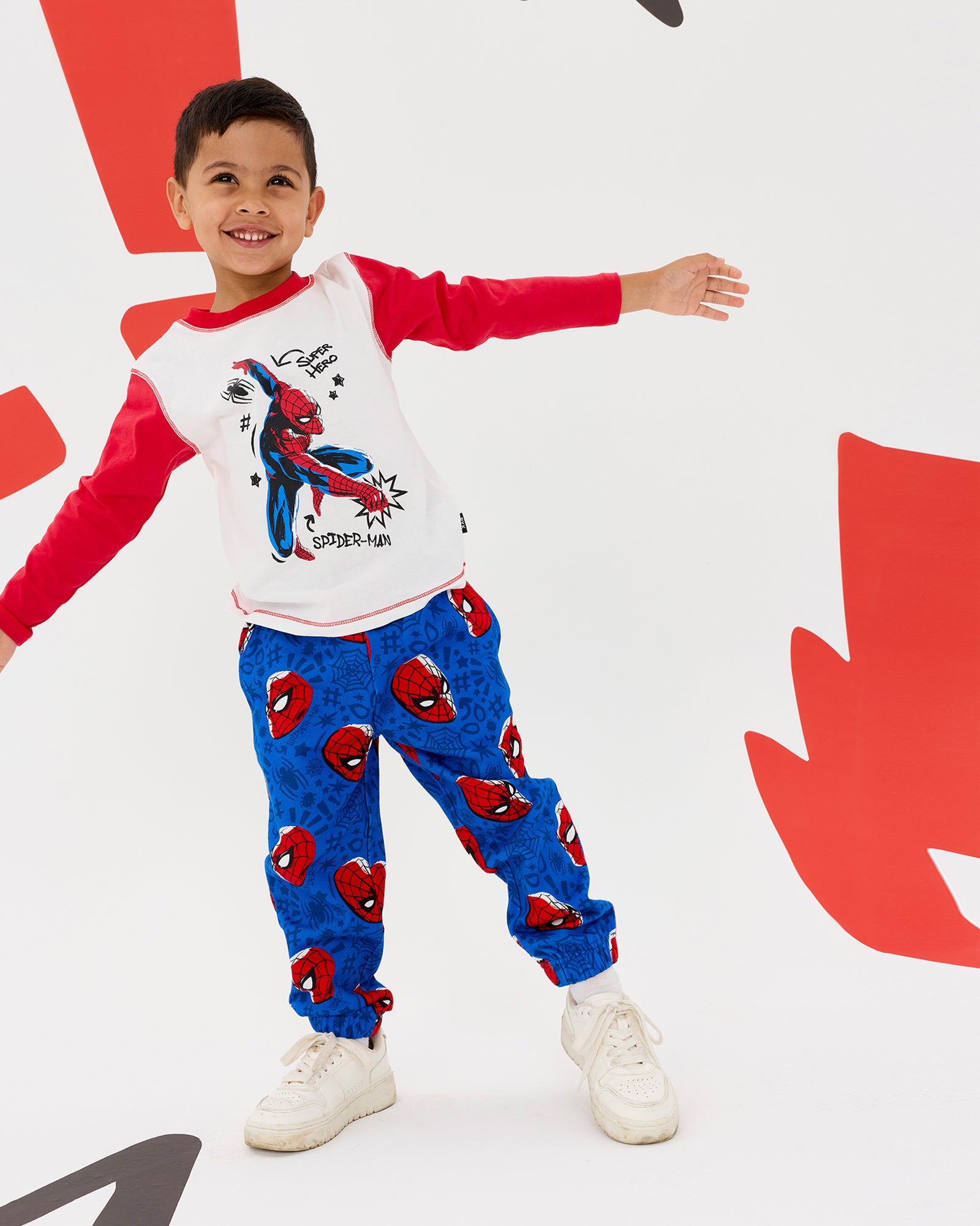 SPIDER-MAN SUPER HERO LONG SLEEVE TRACKIE SET