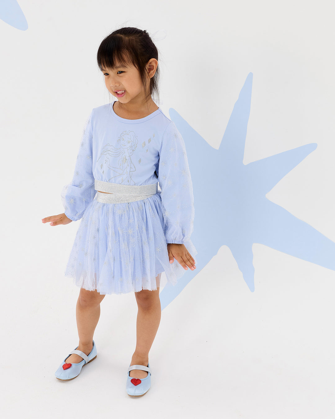 FROZEN ELSA GLITTER DRESS SET | Rock Your Baby