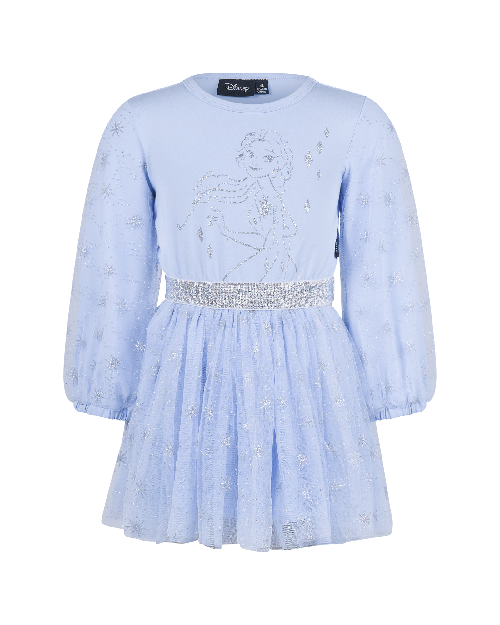 FROZEN ELSA GLITTER DRESS SET