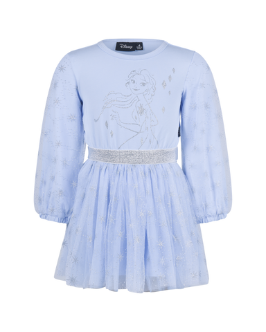FROZEN ELSA GLITTER DRESS SET