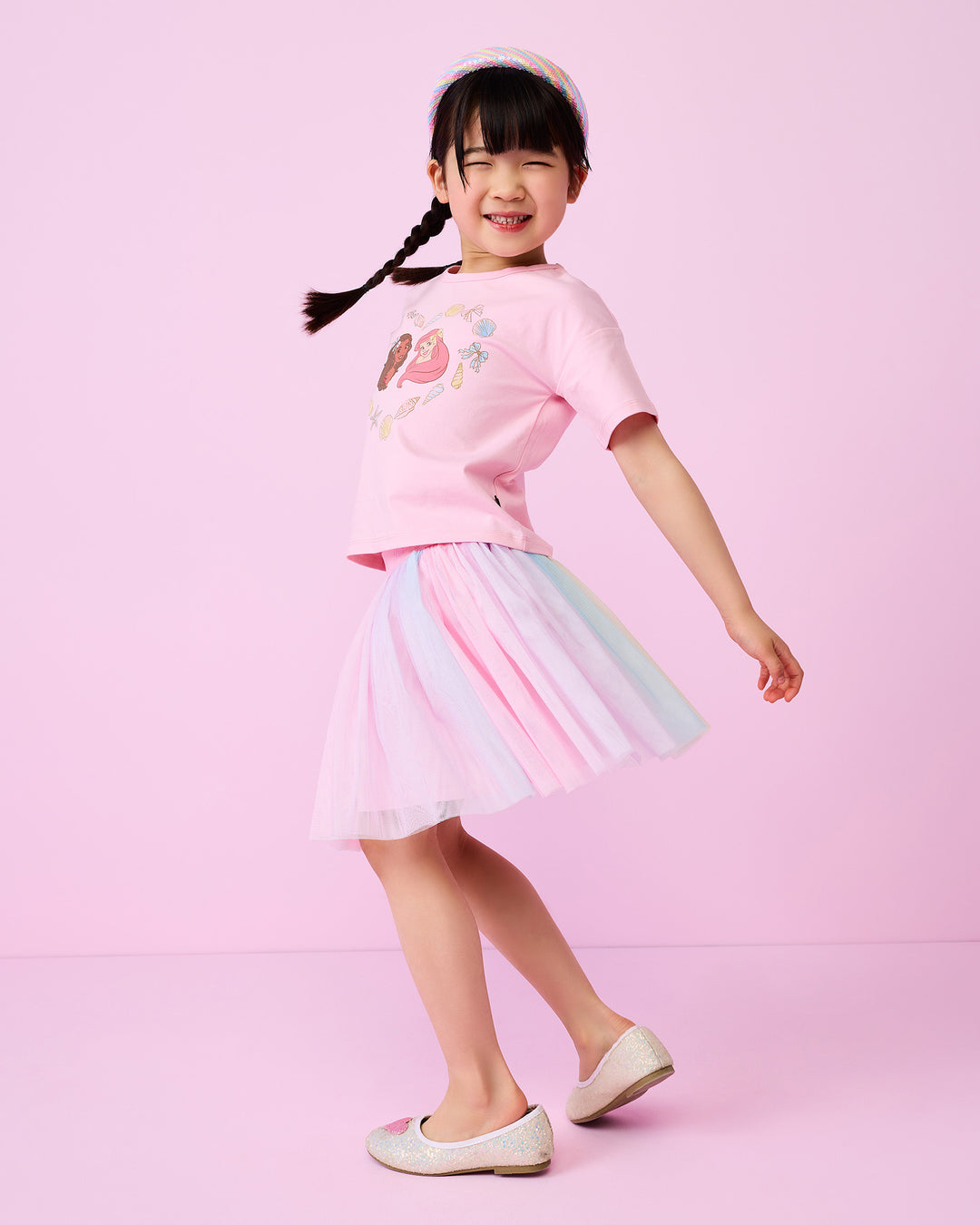 DISNEY PRINCESS SET IN BABY PINK