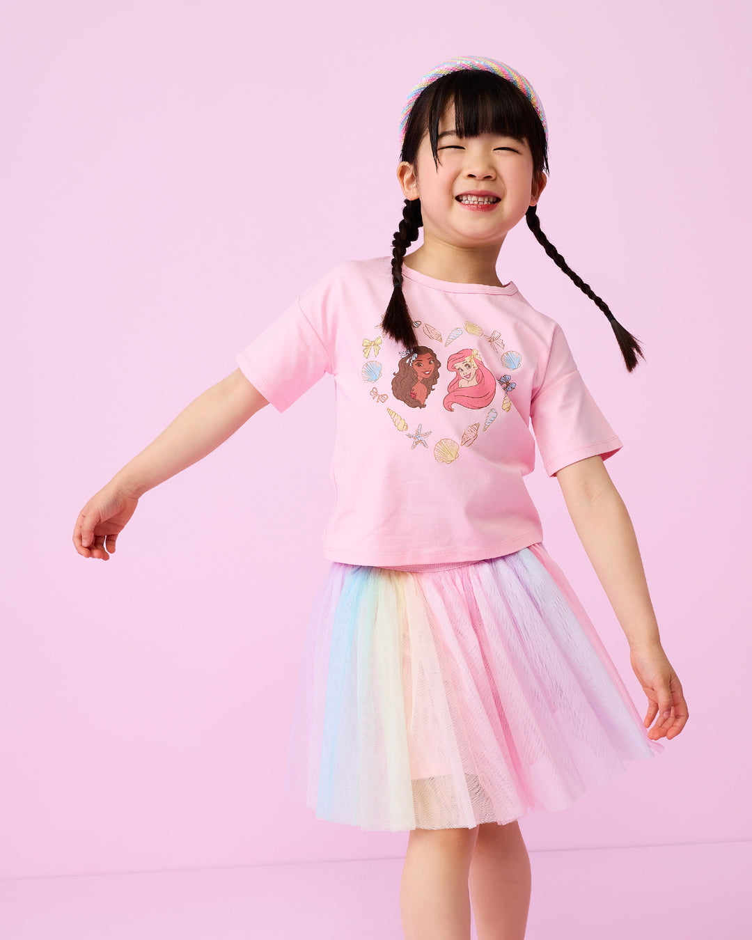 DISNEY PRINCESS SET IN BABY PINK
