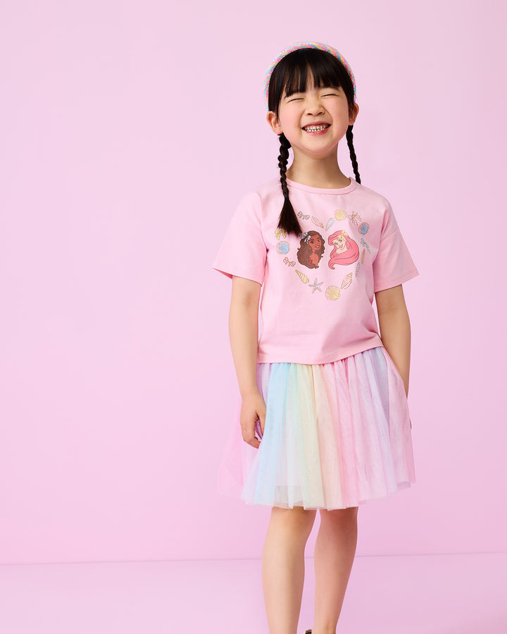 DISNEY PRINCESS SET IN BABY PINK