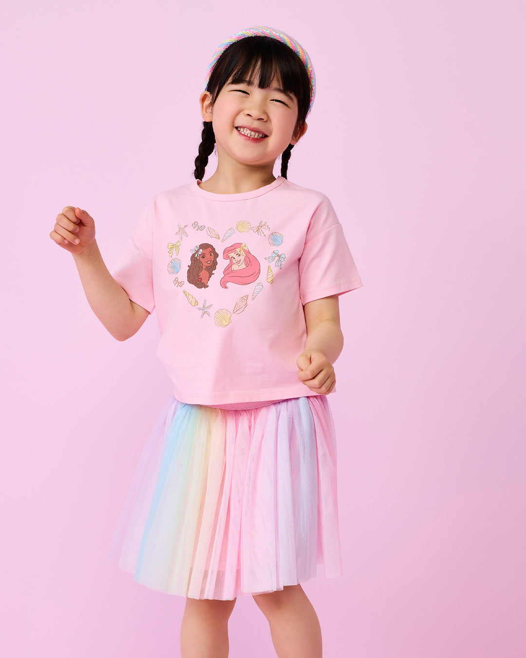 DISNEY PRINCESS SET IN BABY PINK