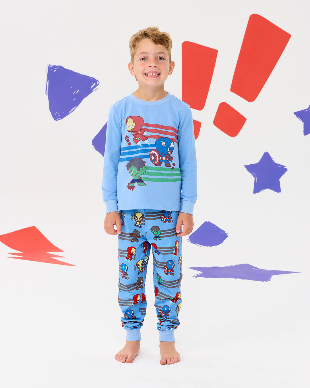 MARVEL GO! LONG SLEEVE PJ SET