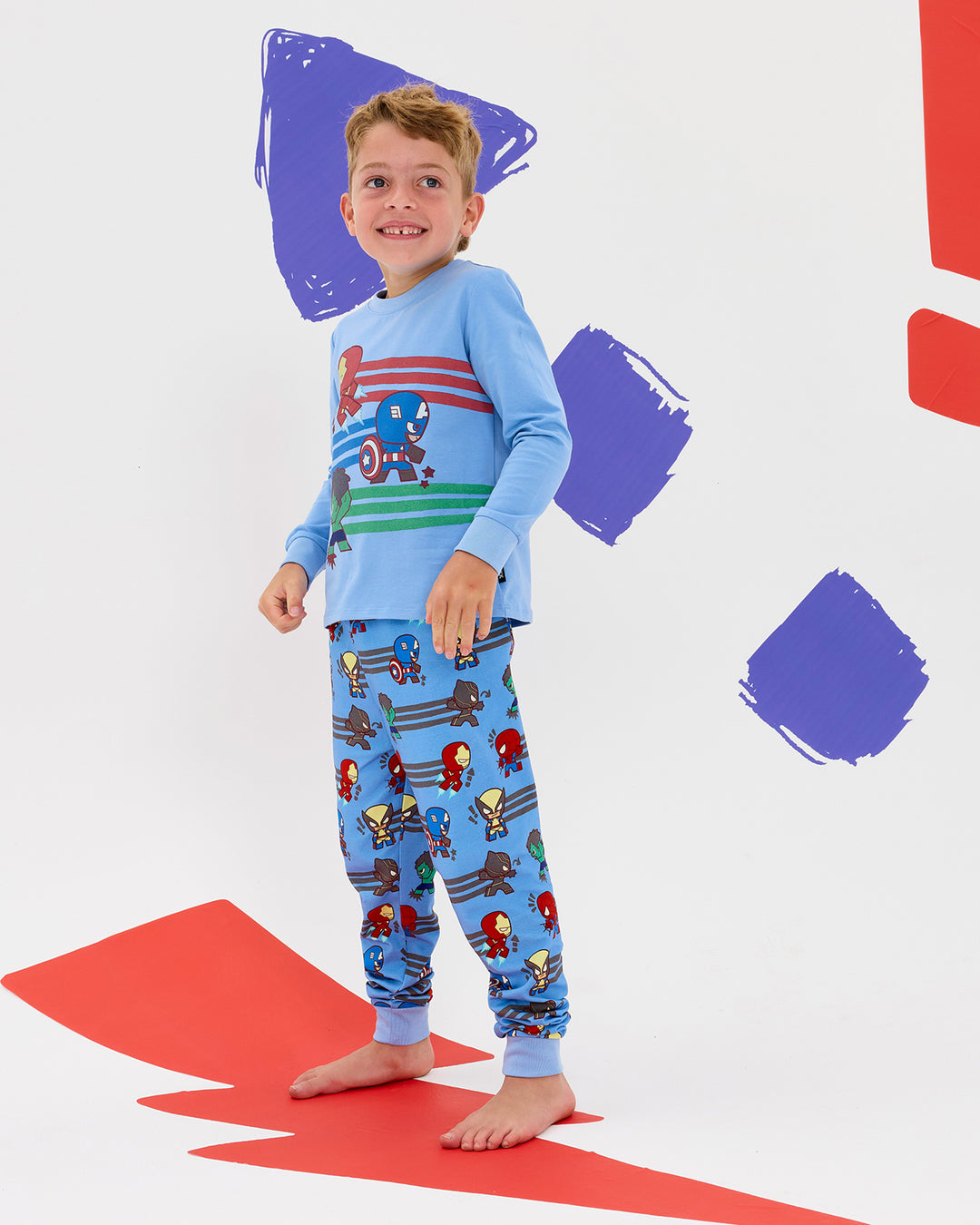 MARVEL GO! LONG SLEEVE PJ SET