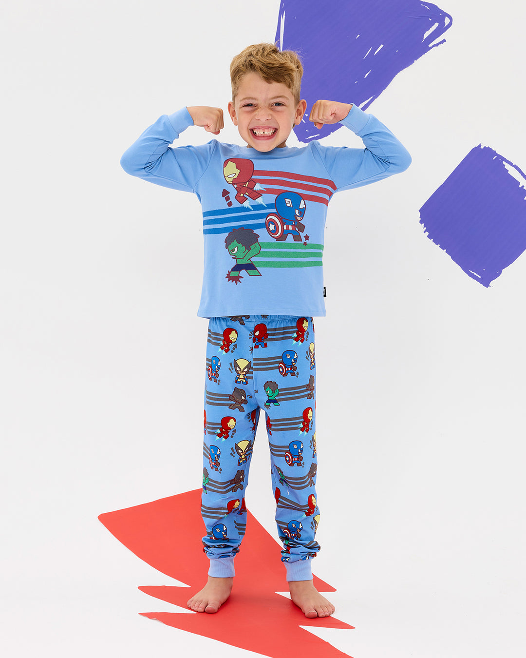 MARVEL GO! LONG SLEEVE PJ SET | Rock Your Baby