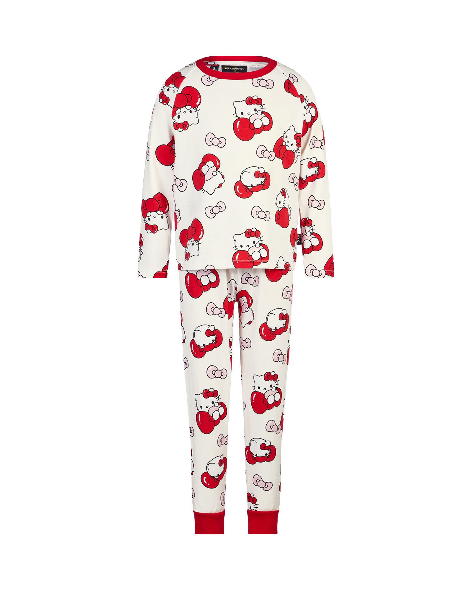 HELLO KITTY QUIRKY LONG SLEEVE RAGLAN PJ SET