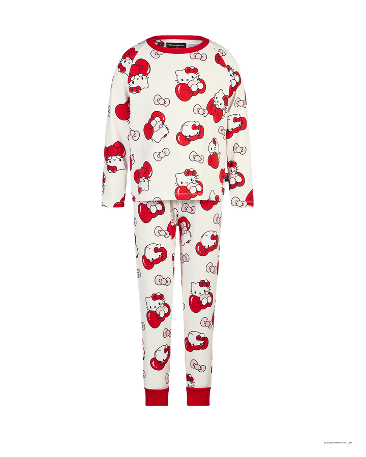 HELLO KITTY QUIRKY LONG SLEEVE RAGLAN PJ SET