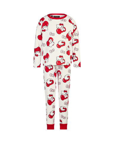 HELLO KITTY QUIRKY LONG SLEEVE RAGLAN PJ SET