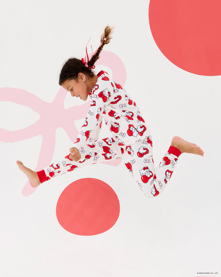 HELLO KITTY QUIRKY LONG SLEEVE RAGLAN PJ SET