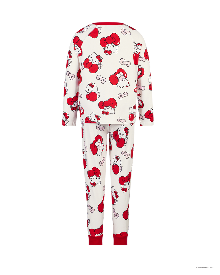HELLO KITTY QUIRKY LONG SLEEVE RAGLAN PJ SET