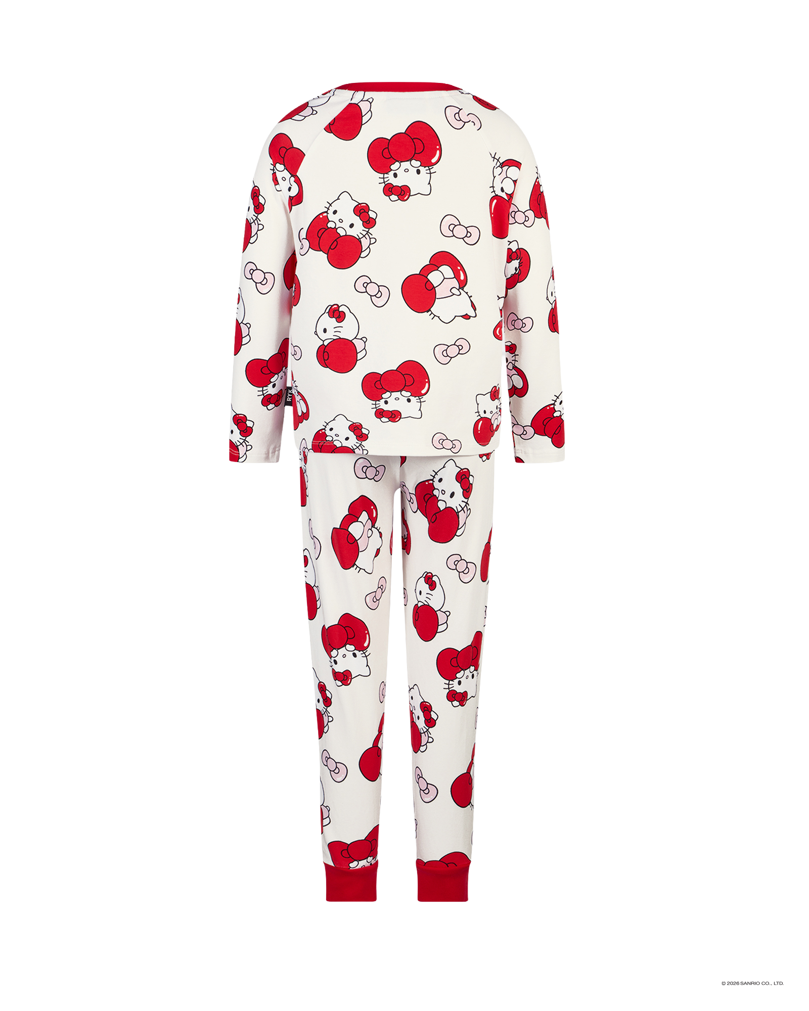 HELLO KITTY QUIRKY LONG SLEEVE RAGLAN PJ SET
