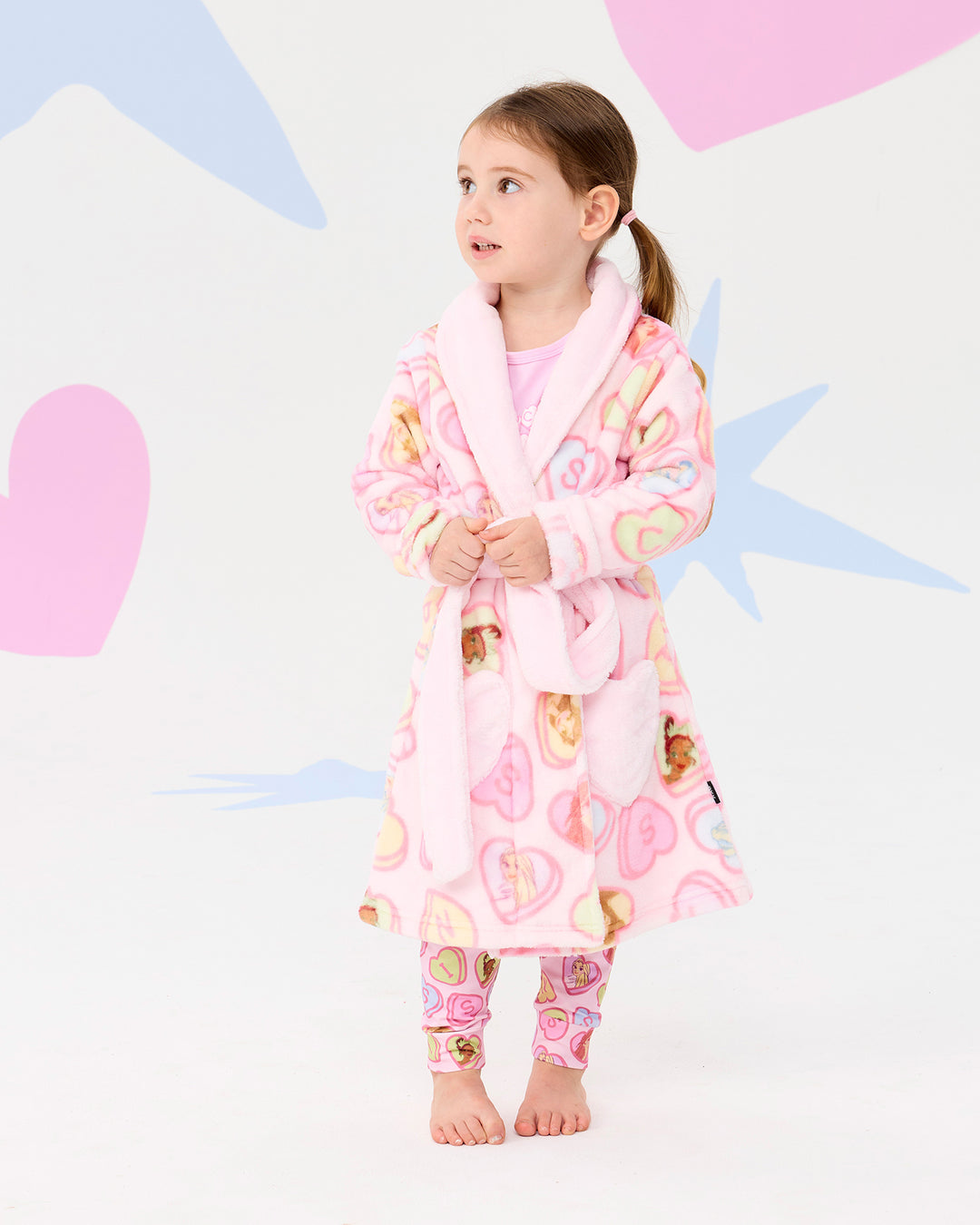 DISNEY PRINCESS CANDY HEARTS ROBE | Rock Your Baby