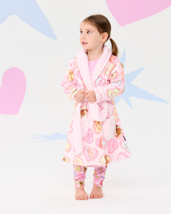 DISNEY PRINCESS CANDY HEARTS ROBE | Rock Your Baby