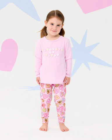 DISNEY PRINCESS PRINCESS AT HEART LONG SLEEVE PJ SET