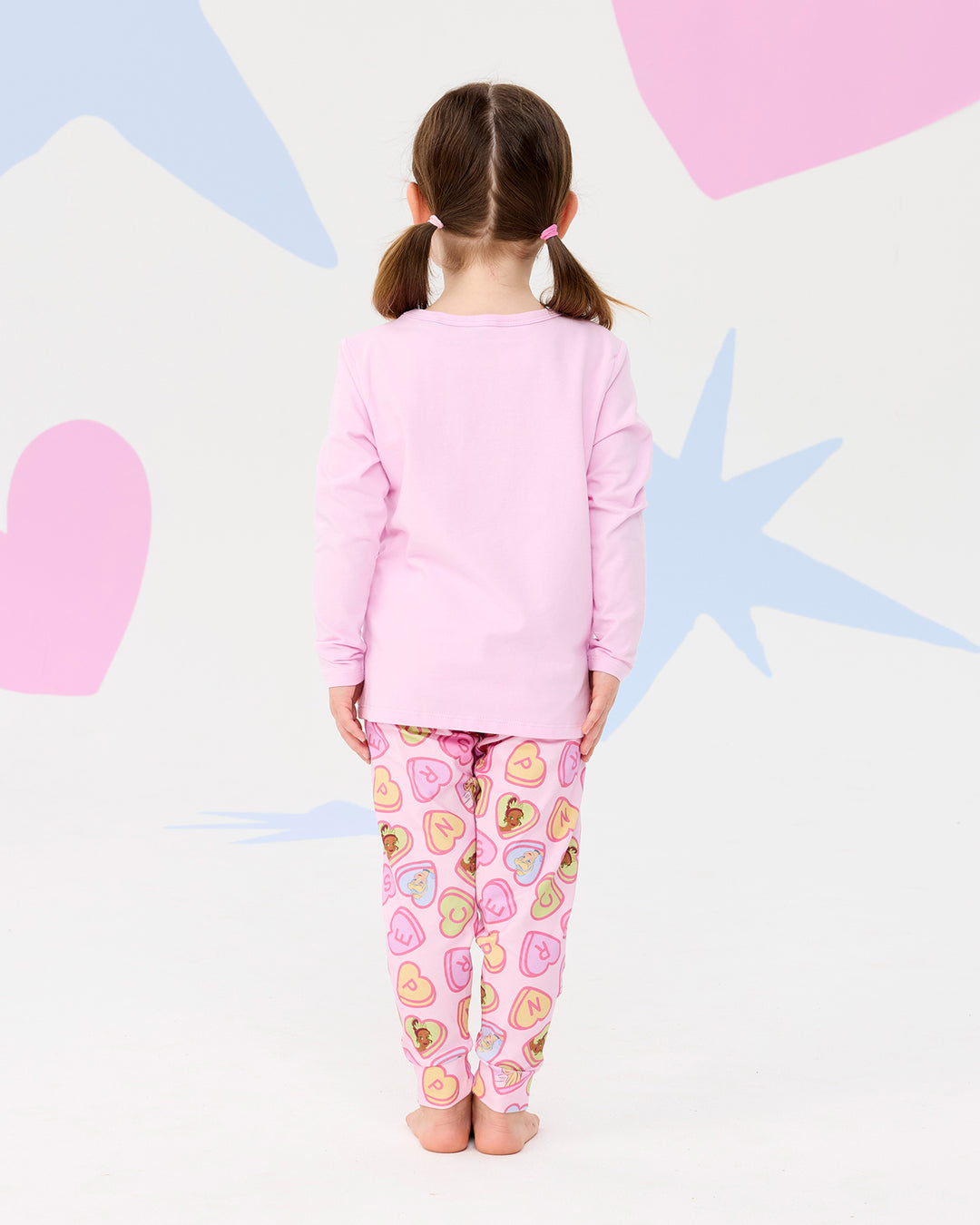 DISNEY PRINCESS PRINCESS AT HEART LONG SLEEVE PJ SET