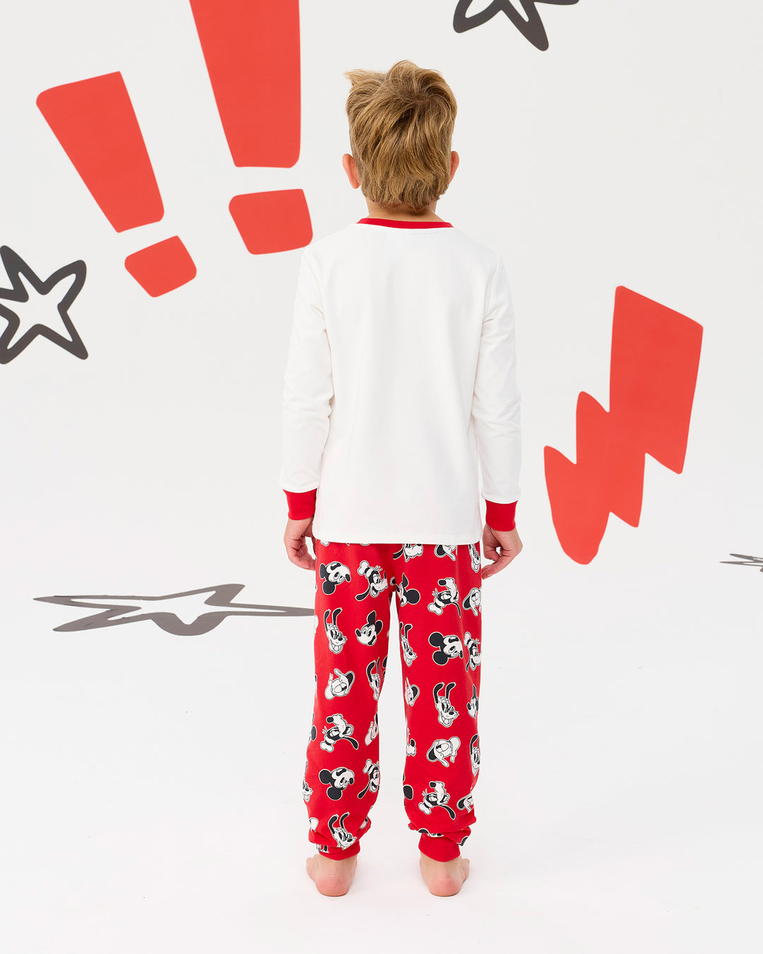 MICKEY MOUSE FUNNY US LONG SLEEVE PJ SET