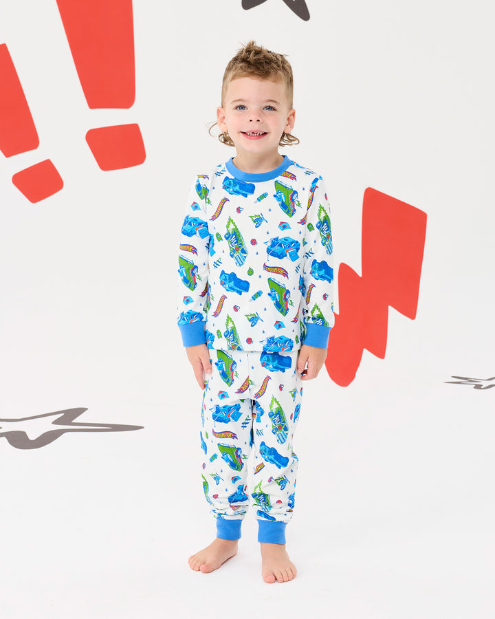 HOT WHEELS PUSH YOUR LIMITS LONG SLEEVE PJ SET