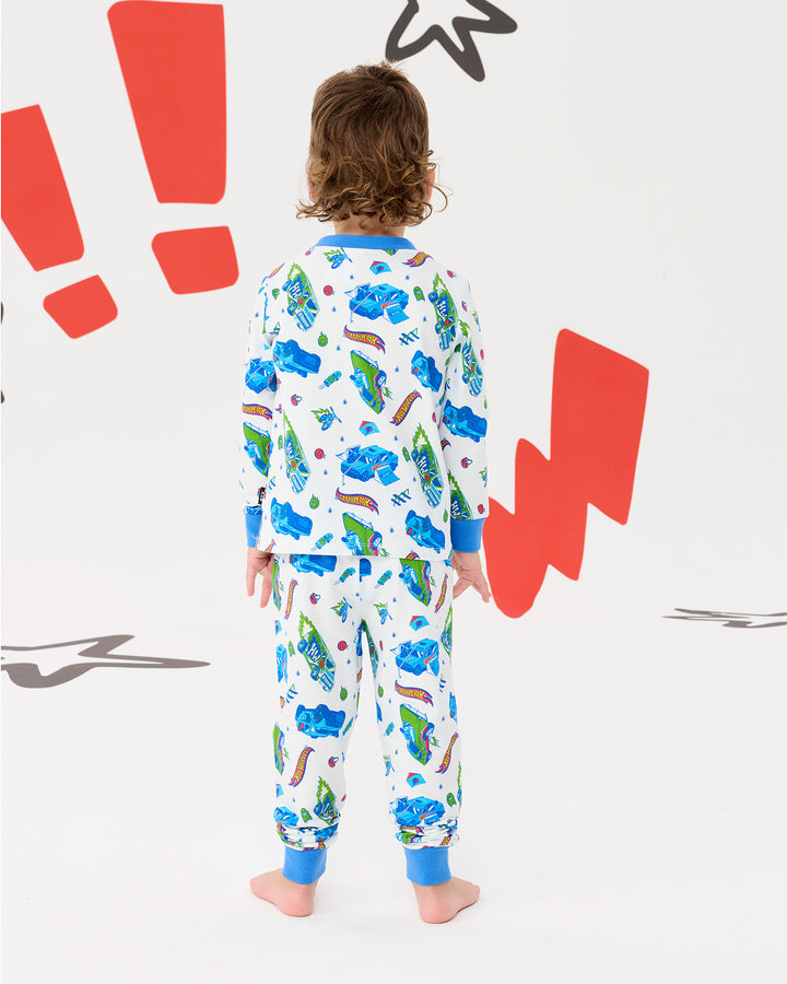 HOT WHEELS PUSH YOUR LIMITS LONG SLEEVE PJ SET