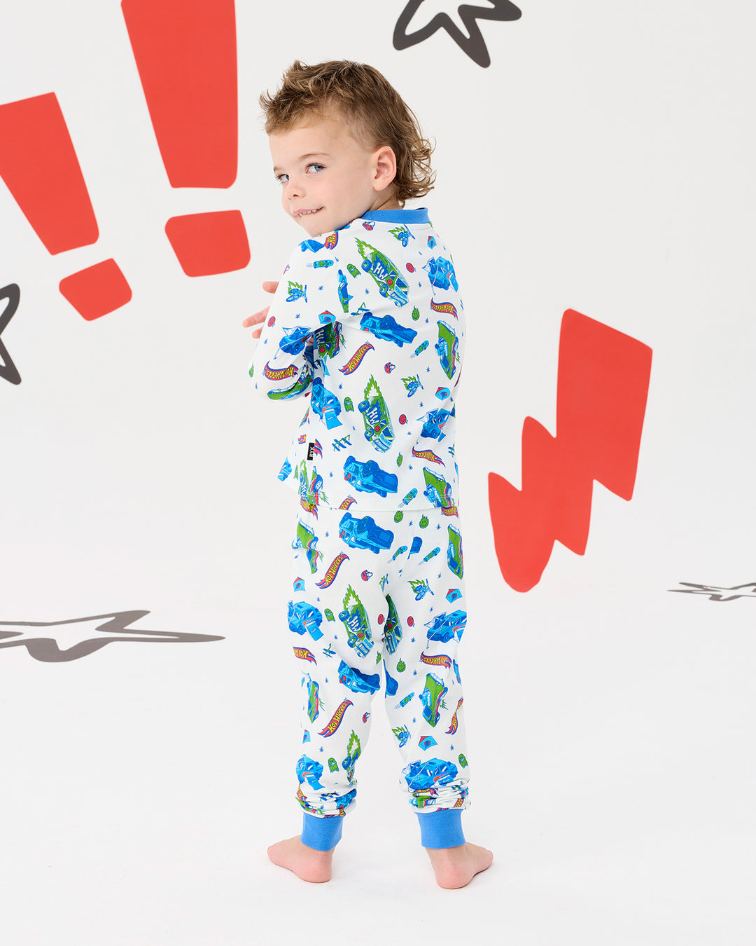 HOT WHEELS PUSH YOUR LIMITS LONG SLEEVE PJ SET