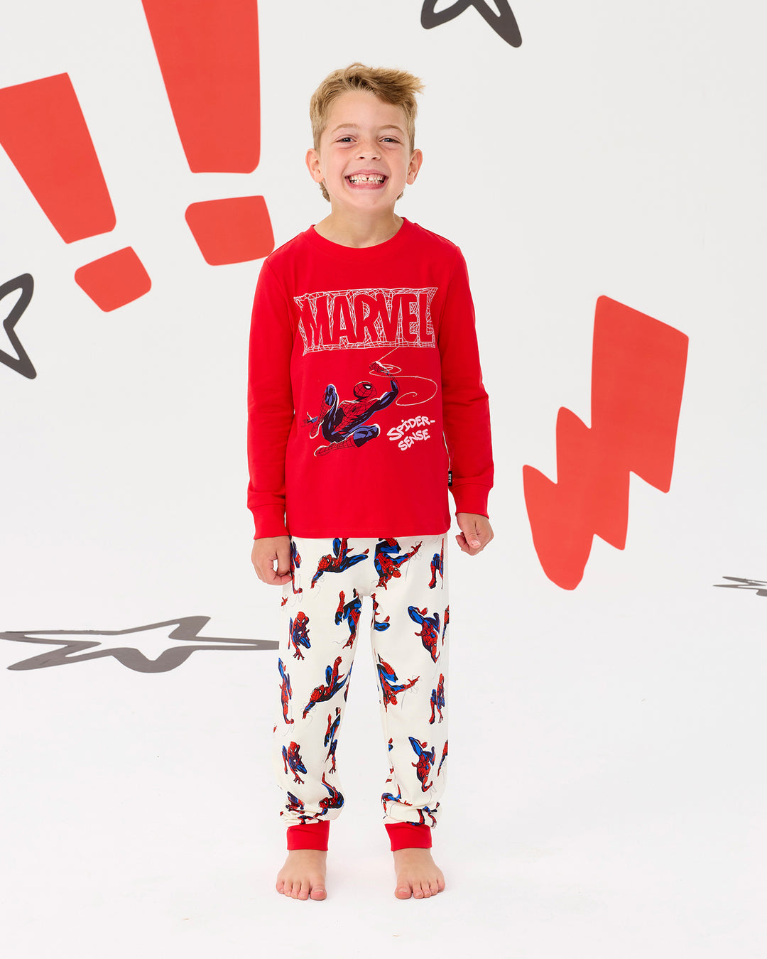 SPIDER-MAN ACTION LONG SLEEVE PJ SET