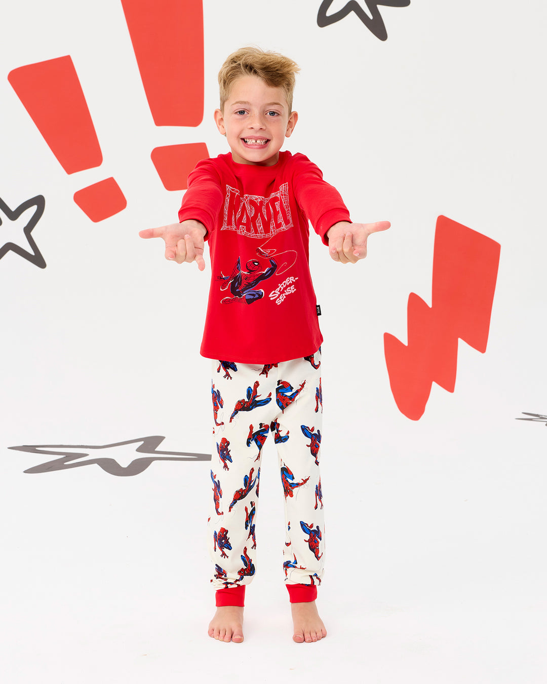 SPIDER-MAN ACTION LONG SLEEVE PJ SET
