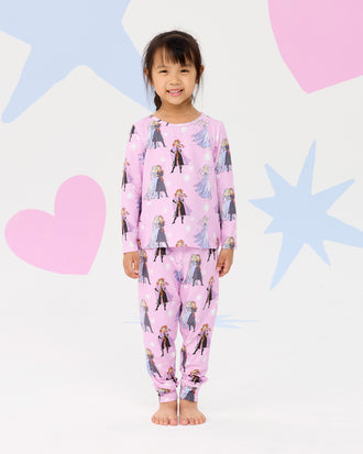 FROZEN SISTERS LONG SLEEVE PJ SET