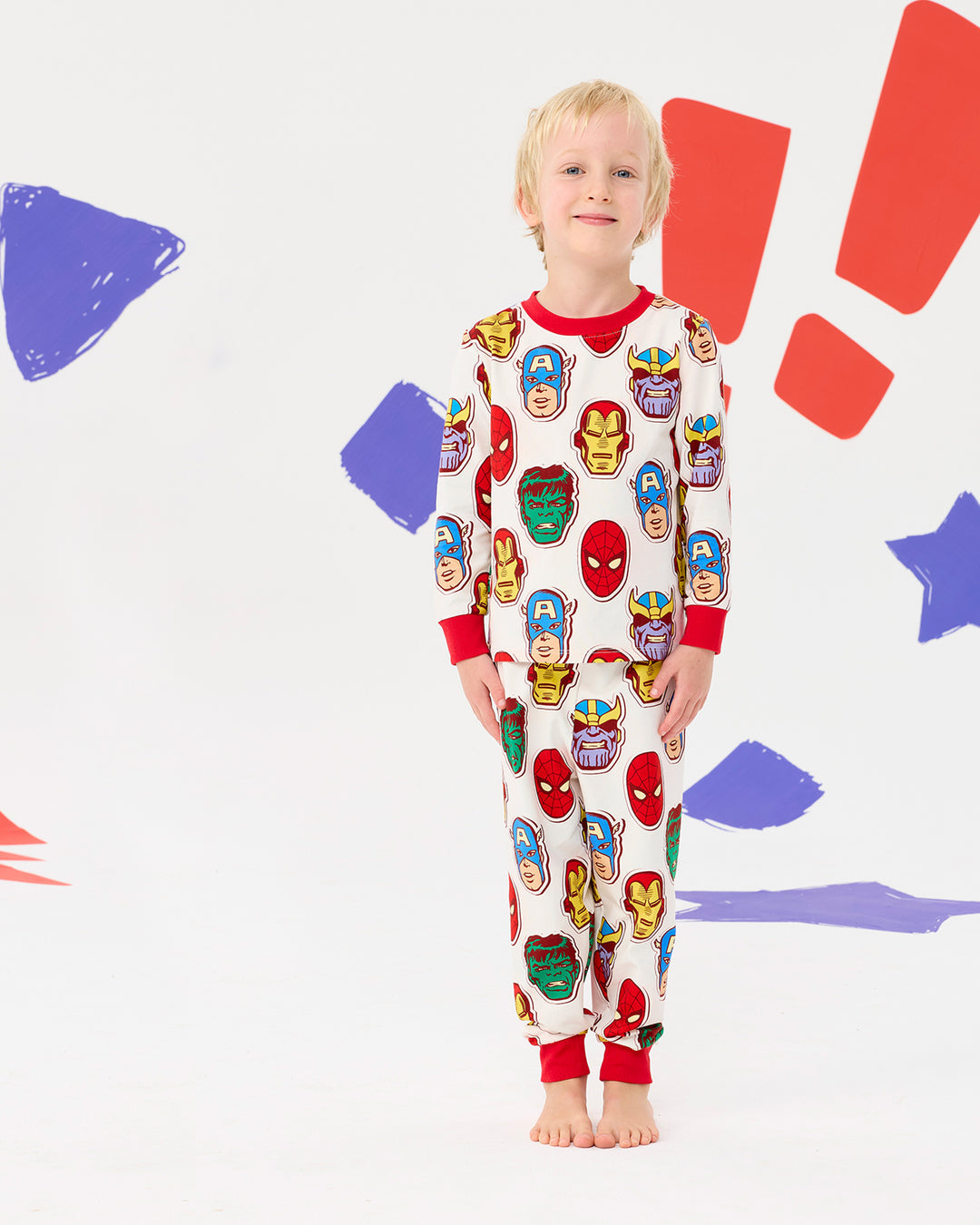 MARVEL HEROES LONG LEEVE PJ SET | Rock Your Baby