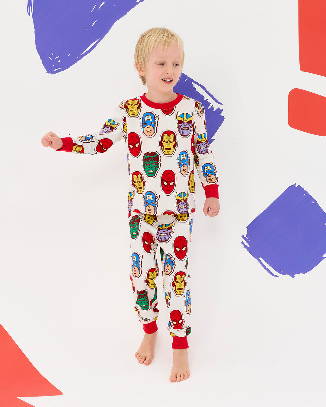 MARVEL HEROES LONG LEEVE PJ SET